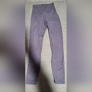 Lululemon Wunder Under High Rise Legging-Heathered black-Size 0